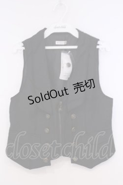 画像1: axes femme / ジップデザインベスト  クロ O-26-02-04-1095-AX-TO-IG-OS