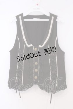 画像1: axes femme / サイドレースUPベスト  ブラウン O-26-02-04-1096-AX-TO-IG-OS