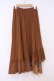画像1: axes femme / ヘムプリーツスカート M キャラメル O-26-02-04-1010-0-SK-IG-OS (1)
