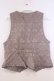 画像3: axes femme / ジャカードショートベスト  グレージュ O-26-02-04-1104-AX-TO-IG-OS (3)