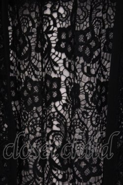 画像2: axes femme / レース切替UVカットカーデ M クロ O-26-02-04-1011-AX-TO-IG-OS