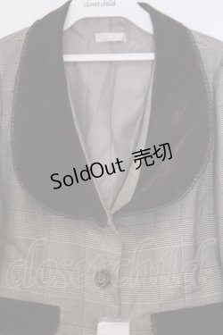 画像2: axes femme POETIQUE / ボリューム袖ジャケット M ブラウン系 O-26-02-04-1017-AX-JA-IG-OS