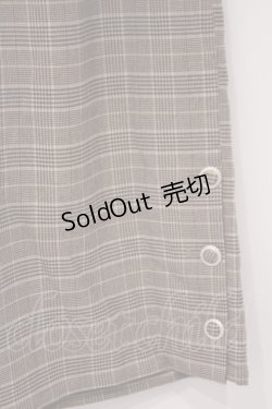 画像2: axes femme / グレンチェックワイドパンツ  ブラウン O-26-02-04-1019-AX-SH-IG-OS