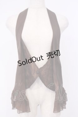 画像1: axes femme / トロンプルイユベスト  ブラウン O-26-02-04-1003-AX-TO-IG-OS