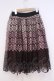 画像3: axes femme / グラデーション刺繍スカート M ワイン系 O-26-02-04-1028-AX-SK-IG-OS (3)
