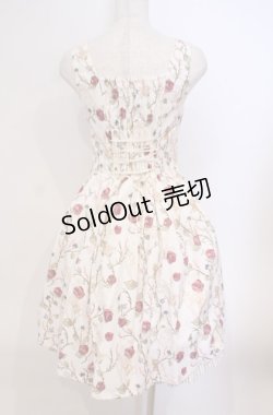 画像4: Secret Honey / Rose pattern ワンピース(実写版 美女と野獣ver.) 2 アイボリー O-26-02-04-006-CA-OP-OW-OS