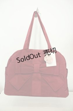 画像1: m petit by misako / ボストンバッグ  アカ O-26-02-04-2005-LO-BG-IG-OS