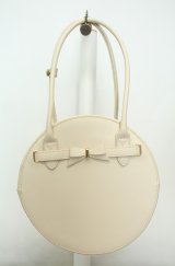 m petit by misako / AMサークルリボントートバッグ  アイボリー O-26-02-04-2007-0-BG-IG-OS
