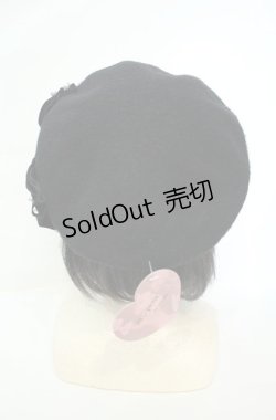 画像3: m petit by misako / AMリボンBベレー  クロ O-26-02-04-2001-LO-AC-IG-OS