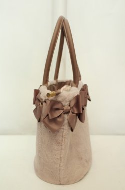 画像2: m petit by misako / AM*NIリボンFバッグ  ピンク O-26-02-04-2010-LO-BG-IG-OS