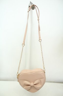 画像2: m petit by misako / ハートポシェット  ピンク O-26-02-04-2016-0-BG-IG-ZT308