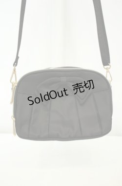 画像1: m petit by misako / AMリボンショルダーウォレットSLD  クロ O-26-02-04-2018-LO-BG-IG-OS