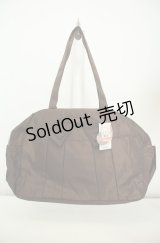 m petit by misako / AMリボンヅカイボストンバッグ  ブラウン O-26-02-04-2003-LO-BG-IG-OS