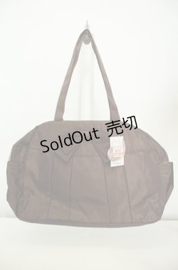 画像1: m petit by misako / AMリボンヅカイボストンバッグ  ブラウン O-26-02-04-2003-LO-BG-IG-OS