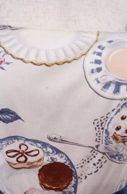 画像2: MILK / Tea Partyドレス  ブルーグレーベース O-26-02-04-014-ML-OP-OW-OS