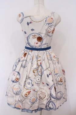 画像4: MILK / Tea Partyドレス  ブルーグレーベース O-26-02-04-014-ML-OP-OW-OS