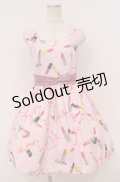 MILK / ラブ・ルージュドレス  ベビーピンクベース O-26-02-04-015-ML-OP-OW-OS