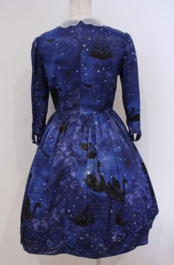 画像5: MILK / スワンレイクドレス  ナイトブルー×ブラックスワン O-26-02-04-016-ML-OP-OW-OS