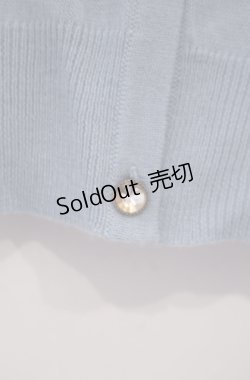 画像2: Secret Honey / 雪の結晶刺繍カーディガン  サックス O-26-02-04-025-CA-TO-OW-OS