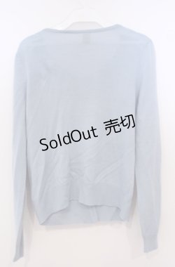 画像4: Secret Honey / 雪の結晶刺繍カーディガン  サックス O-26-02-04-025-CA-TO-OW-OS