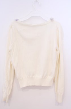 画像3: Secret Honey / パンジーカーディガン  アイボリー O-26-02-04-027-CA-TO-OW-OS