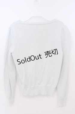 画像4: Secret Honey / 3D花＆蝶カーディガン  サックス O-26-02-04-029-CA-TO-OW-OS