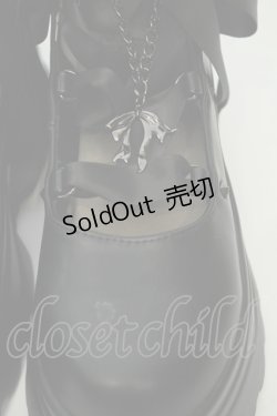 画像2: NIBBLE POISON / レースアップパンプス M クロ O-26-02-05-047-0-SH-OW-ZTK035