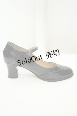 画像5: an another angelus / チップウィングパンプス M クロ O-26-02-05-048-CA-SH-IG-OS