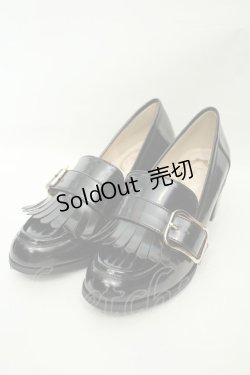 画像1: F i.n.t / バックル使いローファー M クロ O-26-02-05-049-0-SH-IG-OS