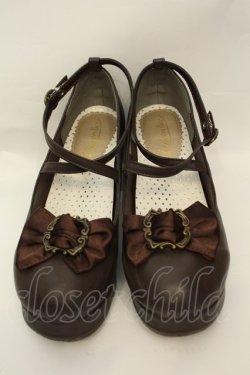 画像2: Queen Bee / クラシカルフレームパンプス L ブラウン O-26-02-05-052-EL-SH-YM-OS