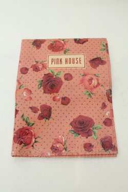 画像1: PINK HOUSE / ブックカバー  ピンク O-26-02-05-027-LO-ZA-IG-OS