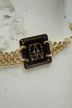 画像2: Amavel / Monogram Vintageチェーンベルト  ゴールド O-26-02-05-037-CA-ZA-YM-OS