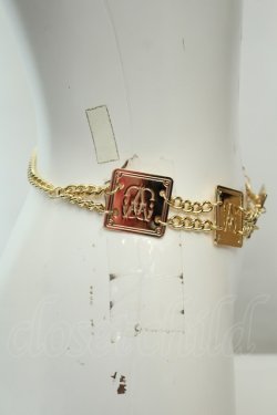 画像3: Amavel / Monogram Vintageチェーンベルト  ゴールド O-26-02-05-037-CA-ZA-YM-OS