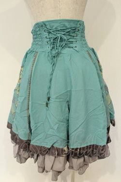 画像5: Ozz oneste / オーバーコルセット付きリバーシブルスカート  グリーン×チャコールグレー O-26-02-06-030-OO-SK-OW-OS