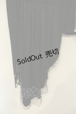 画像2: Drug Honey / アシンメトリーZIPカーディガン  ブラック O-26-02-06-032-PU-TO-OW-OS