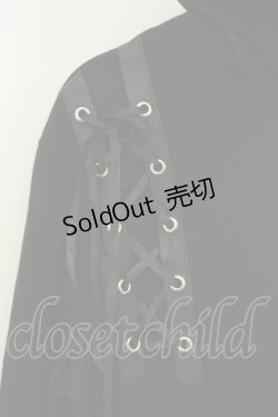 画像3: Drug Honey / アシンメトリーZIPカーディガン  ブラック O-26-02-06-032-PU-TO-OW-OS