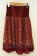 画像1: Ozz oneste / 金糸刺繍スカート F ワイン O-26-02-06-034-OO-SK-OW-OS (1)