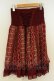 画像3: Ozz oneste / 金糸刺繍スカート F ワイン O-26-02-06-034-OO-SK-OW-OS (3)