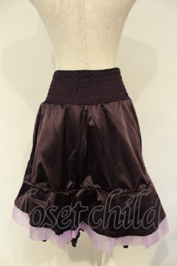 画像2: Ozz oneste / オーガンジーフリルリバーシブルボリュームスカート  パープル O-26-02-06-036-OO-SK-OW-OS