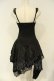 画像3: Qutie Frash / ドラゴンサテンコルセットキャミワンピース  ブラック×シルバー O-26-02-06-039-QU-OP-OW-OS (3)