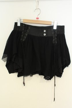 画像1: Ozz Croce / ランダムメッシュショートパンツ  ブラック O-26-02-06-040-OO-PA-OW-OS