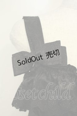 画像2: ATELIER PIERROT / Mystique Jacquard ジャンパースカート F ブラック O-26-02-06-043-EL-OP-YM-OS