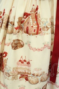 画像3: axes femme kawaii / お菓子の家柄ジャンスカ  アイボリー O-26-02-06-046-AX-OP-IG-OS