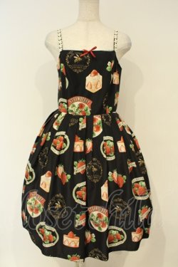 画像1: Emily Temple cute / Berry Partyワンピース  クロ O-26-02-06-048-ET-OP-IG-OS