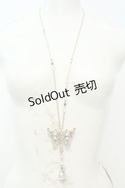 画像2: axes femme / ストーンバタフライネックレス  ゴールド O-26-02-06-1049-AX-AC-OW-OS