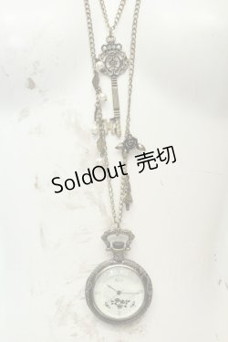 画像1: axes femme / アリス懐中時計ネックレス  ゴールド O-26-02-06-1052-AX-AC-OW-OS