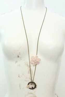 画像2: axes femme / お花＆リースモチーフネックレス  ゴールド O-26-02-06-1055-AX-AC-OW-OS