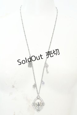 画像2: axes femme / DISNEYコラボアリスカボションネックレス  シルバー O-26-02-06-1060-AX-AC-OW-OS