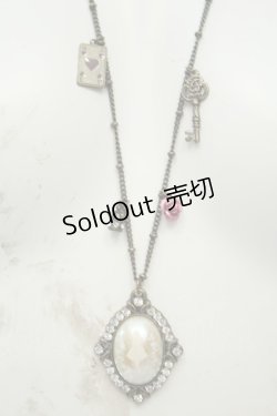 画像1: axes femme / DISNEYコラボアリスカボションネックレス  アンティークゴールド O-26-02-06-1062-AX-AC-OW-OS