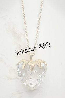 画像1: axes femme / クリア苺ネックレス  ゴールド O-26-02-06-1068-AX-AC-OW-OS